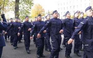 Uroczystość ślubowania nowych policjantów w Oddziale Prewencji Policji w Katowicach (15)