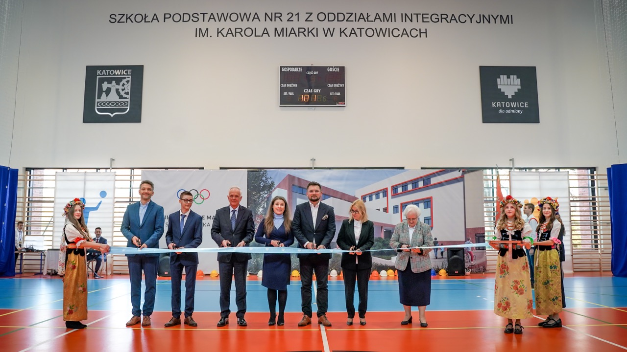 Oficjalne otwarcie nowej części SP 21 w Katowicach-Podlesiu