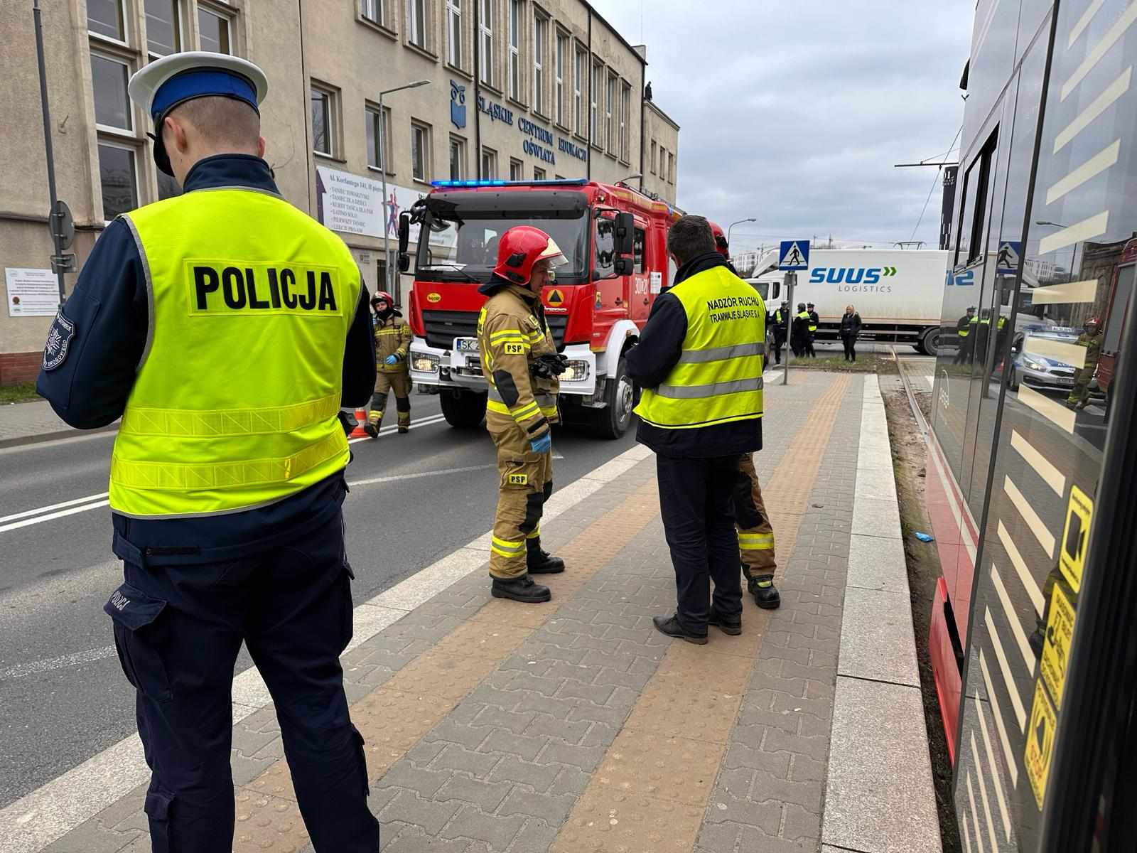 Potrącenie w Katowicach