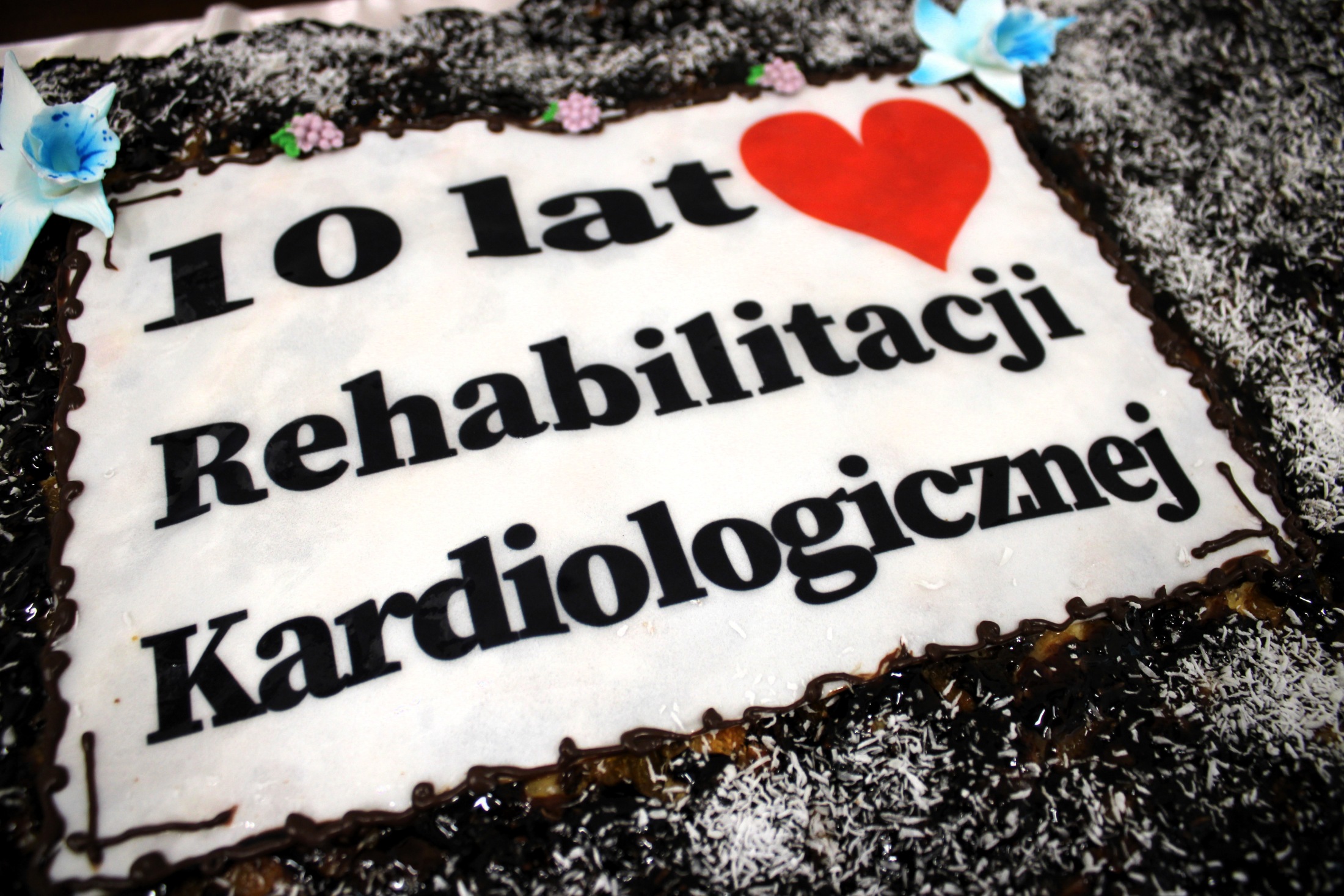 Tort z okazji 10-lecia Oddziału Rehabilitacji Kardiologicznej w Szpitalu Murcki