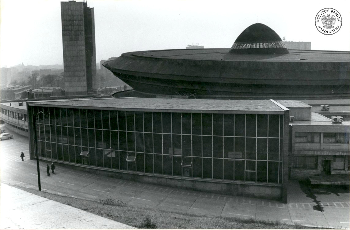 Spodek w Katowicach - archiwalne zdjęcie z 1971 roku