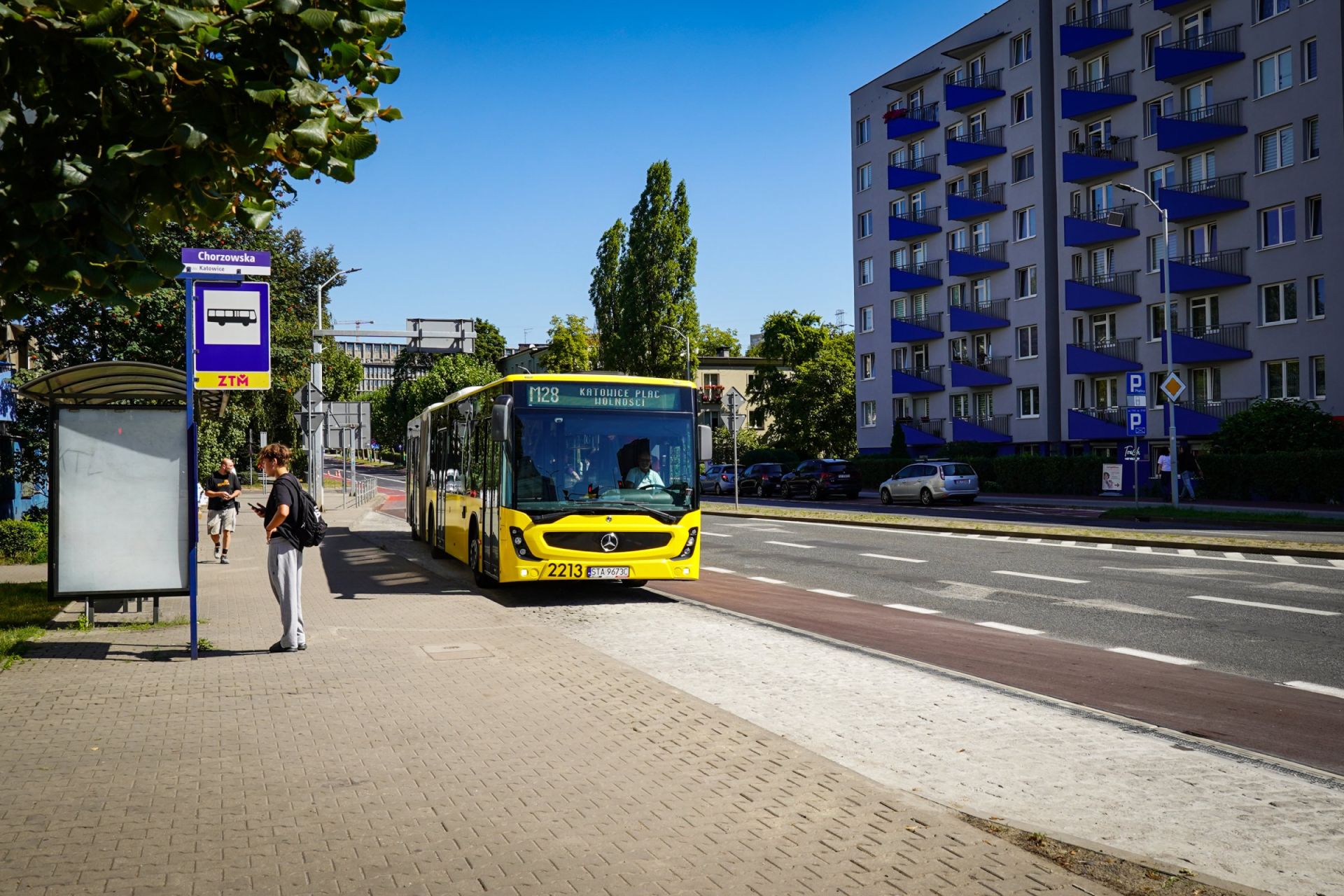 MZUiM zakończył modernizację zatoki autobusowej przy ul. Sokolskiej