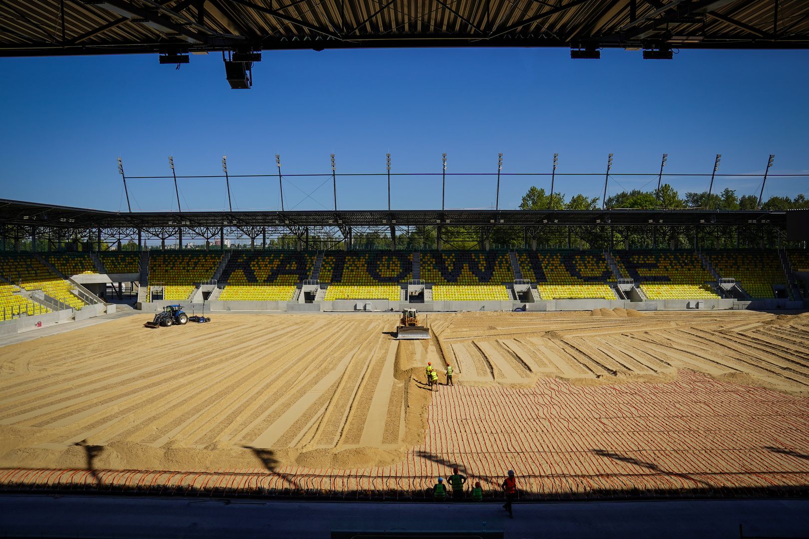 budowa stadionu miejskiego w Katowicach