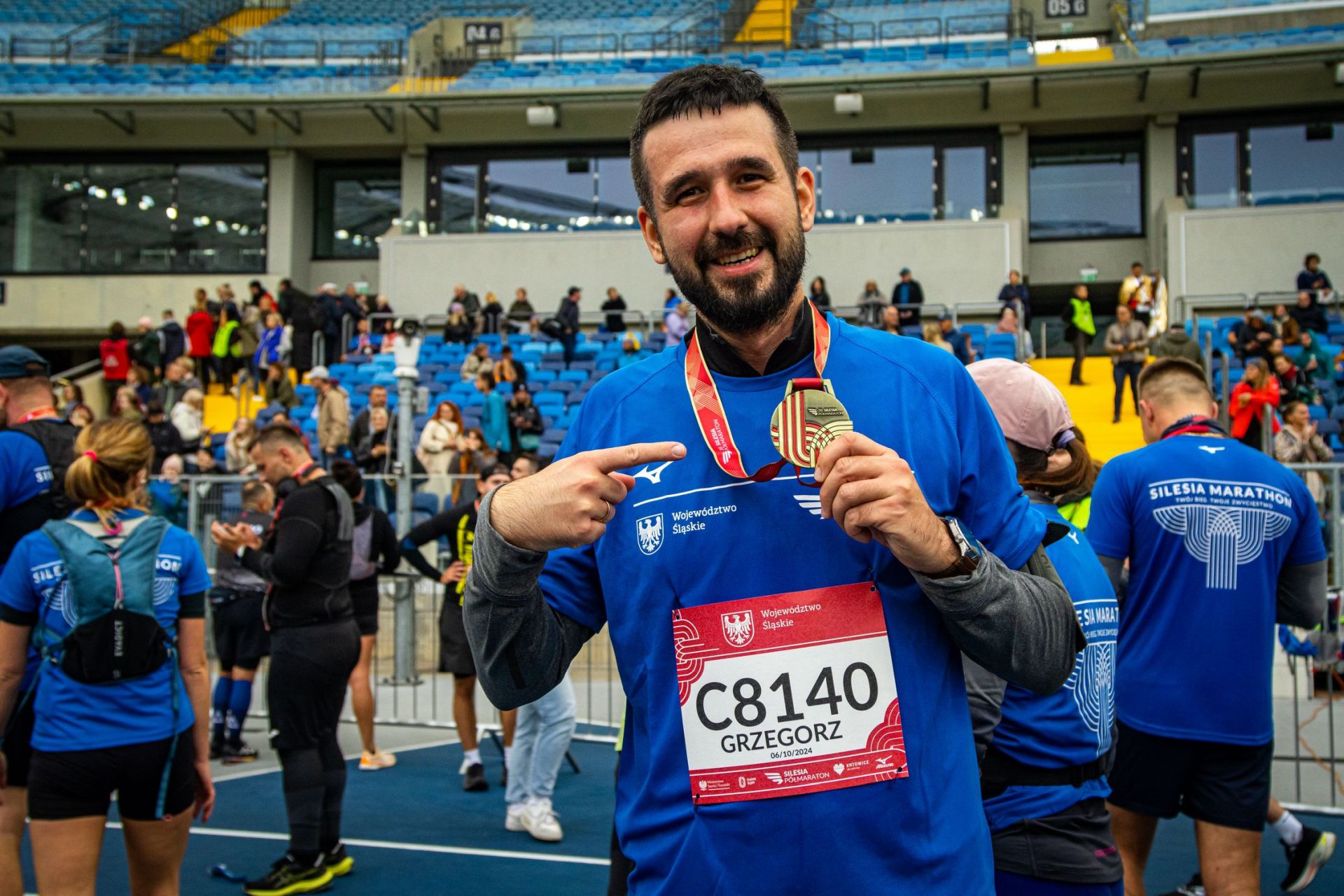 Grzegorz Bargieła uczestnik SIlesia Marathon 2024