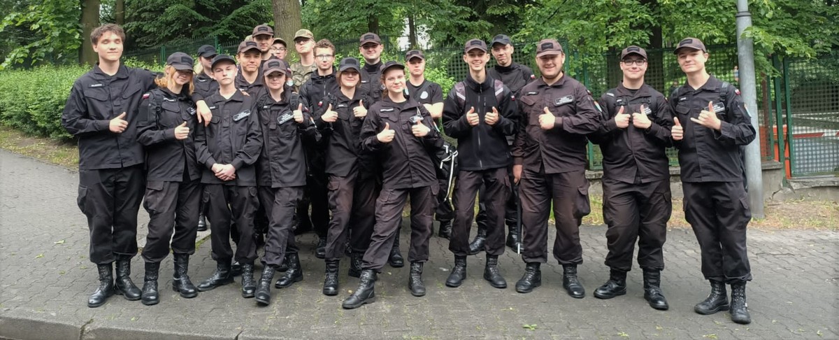 Fot. Komenda Wojewódzka Policji w Katowicach. Wyzwanie na torze przeszkód