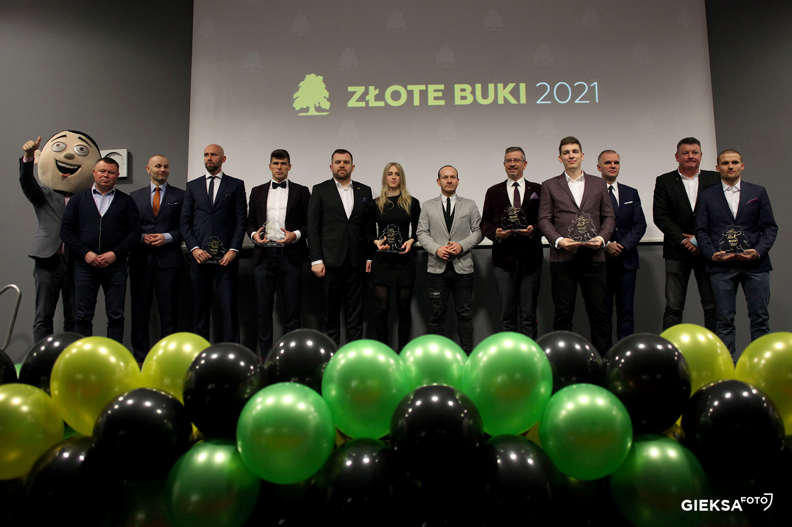 Fot. GKS Katowice. Wręczenie Złotych Buków 2021