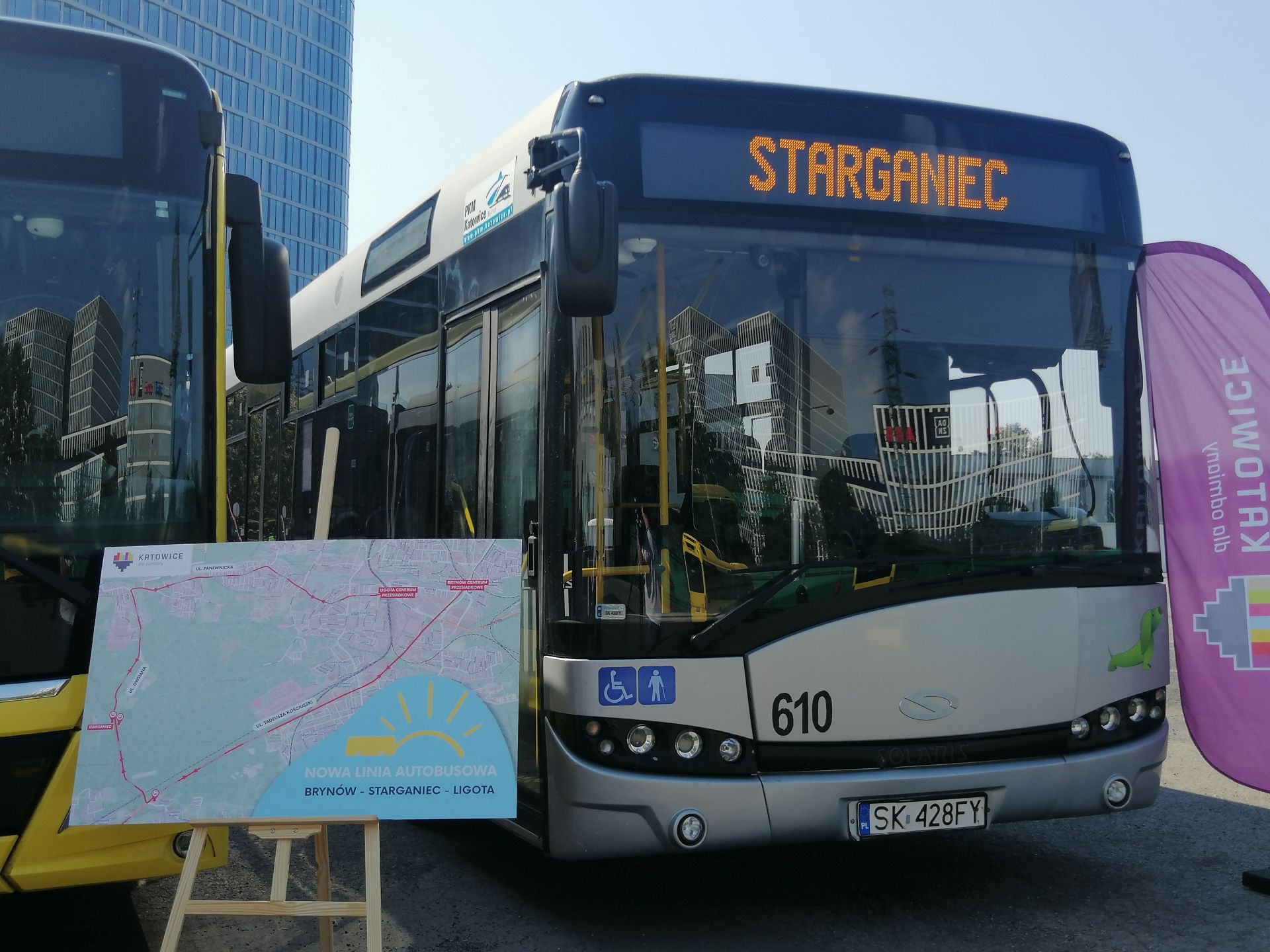 Autobus PKM Katowice na Starganiec