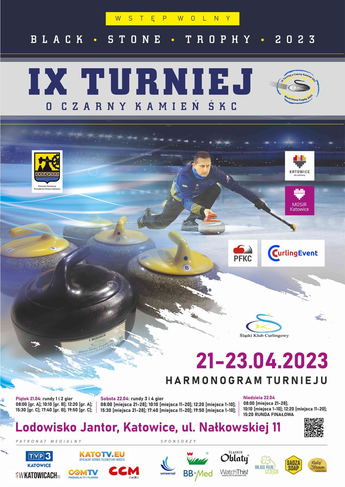 Plakat Curling Katowice