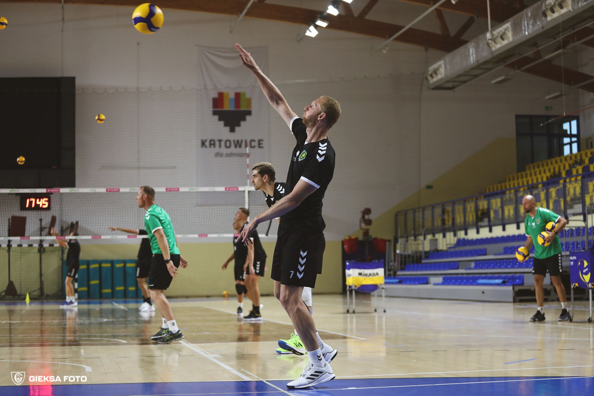 Trening siatkarskiego GKS-u Katowice