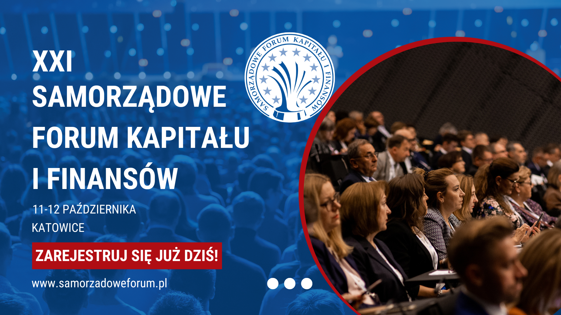 11-12 października w Katowicach odbędzie się XXI Samorządowe Forum Kapitału  i Finansów