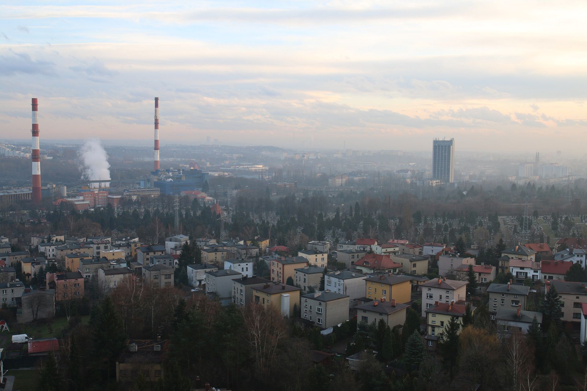 Smog nad miastem