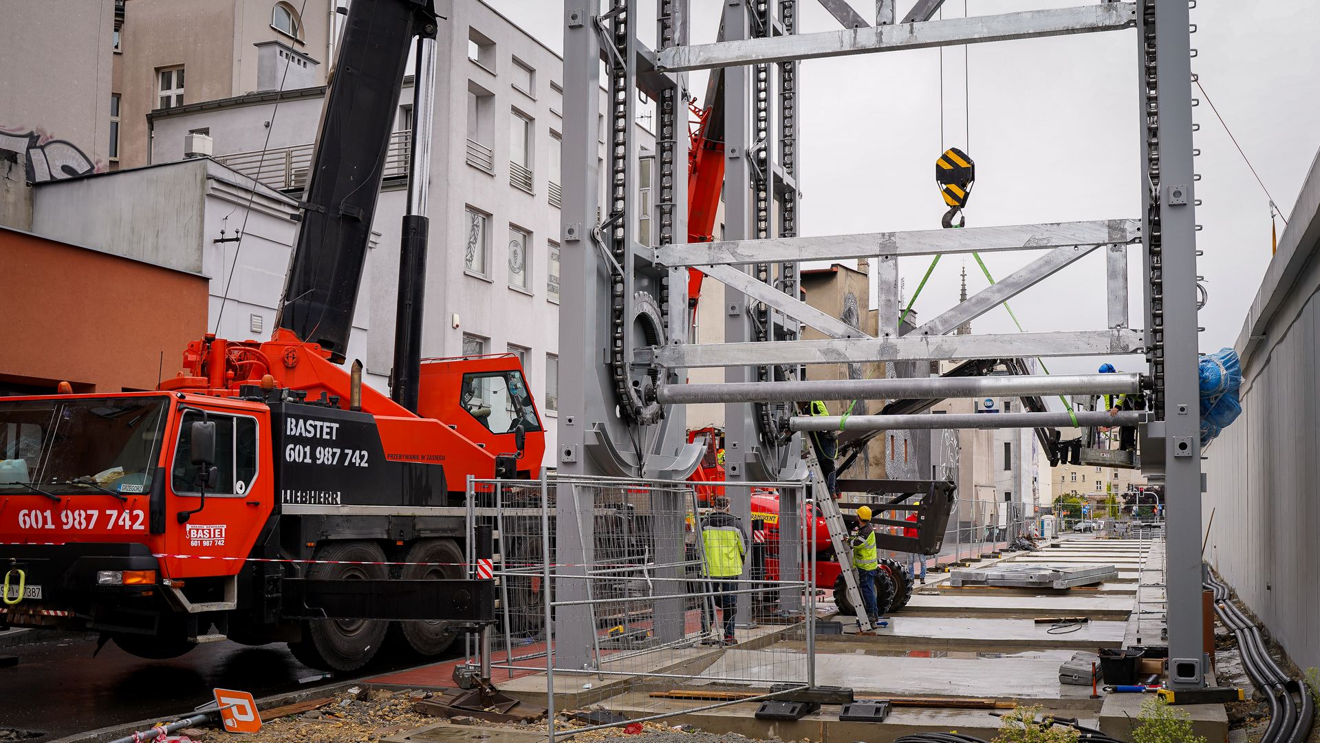 montaż parkingu Tylna Mariacka Katowice